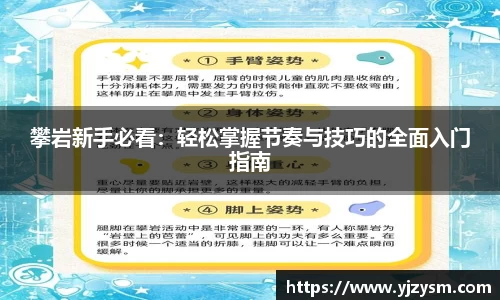 攀岩新手必看：轻松掌握节奏与技巧的全面入门指南