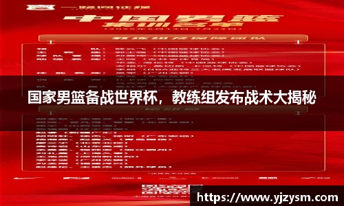 国家男篮备战世界杯，教练组发布战术大揭秘