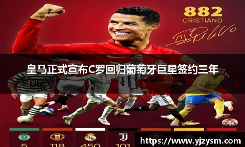 皇马正式宣布C罗回归葡萄牙巨星签约三年